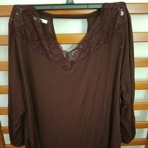 Maurices 3/4 length long sleeved top